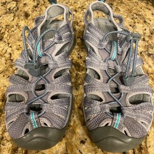 Women's Keen Gray and blue Sandals